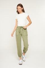 Mica Olive Joggers