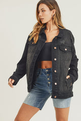 Risen Distressed Denim Jacket