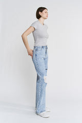 Mica Straight Leg Denim Jeans