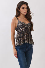 Seren Leopard Top