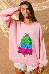 Pink Christmas Sweater