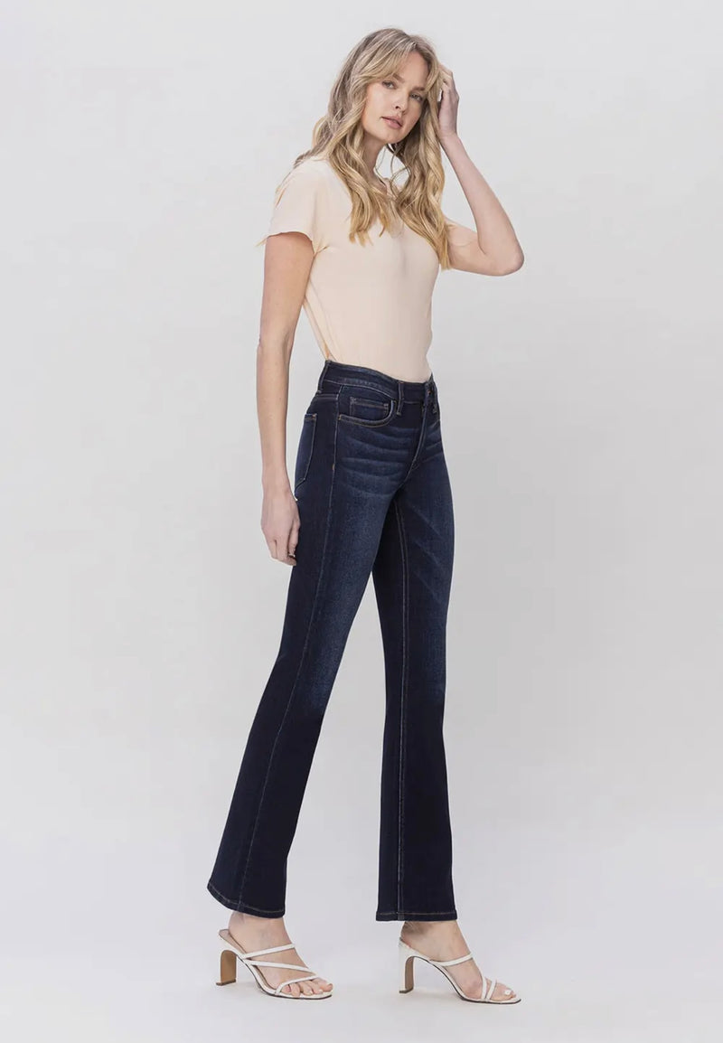 Vervet Mid Rise Dark Bootcut Jeans