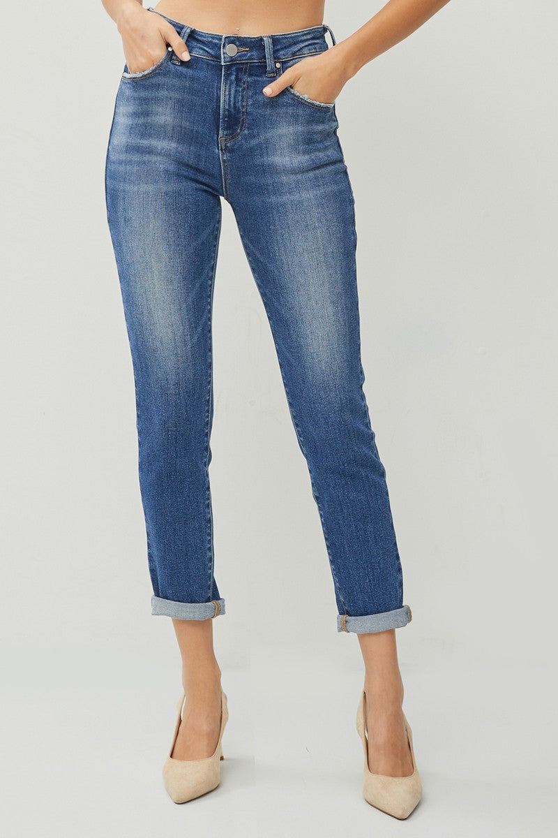 Risen Relaxed Skinny Jeans