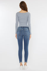 Kancan Mid Rise Ankle Skinny Jean