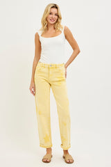 Risen Yellow Star Jeans