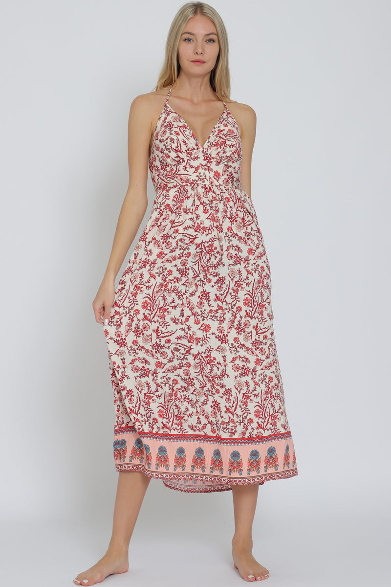 Capri Halter Midi Dress