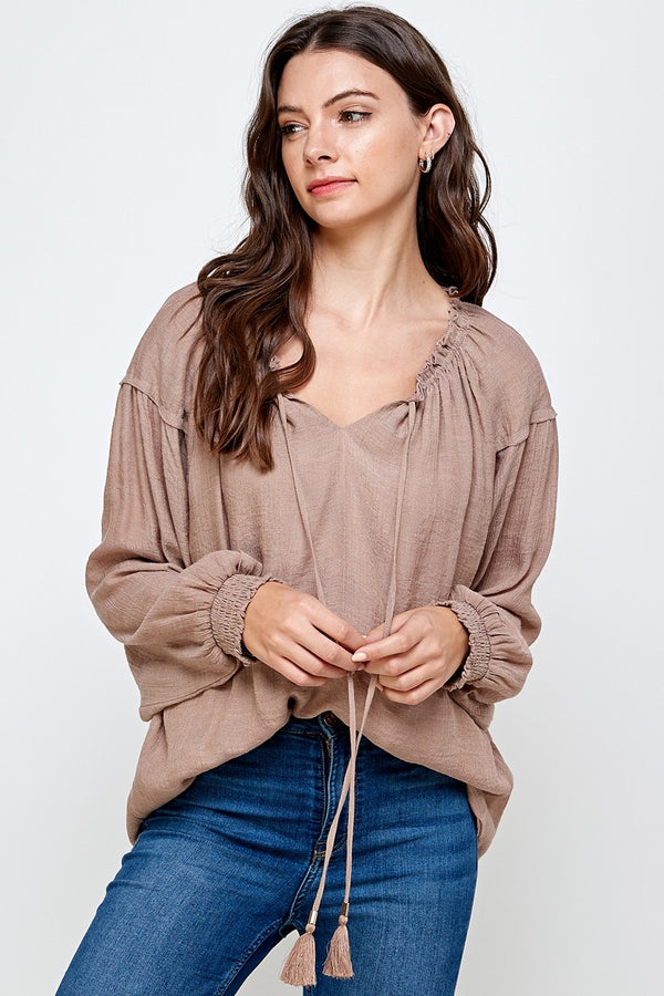 Harlee Top Taupe