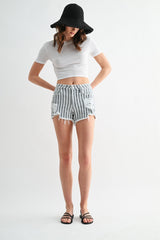 Mica Striped Shorts