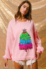 Pink Christmas Sweater