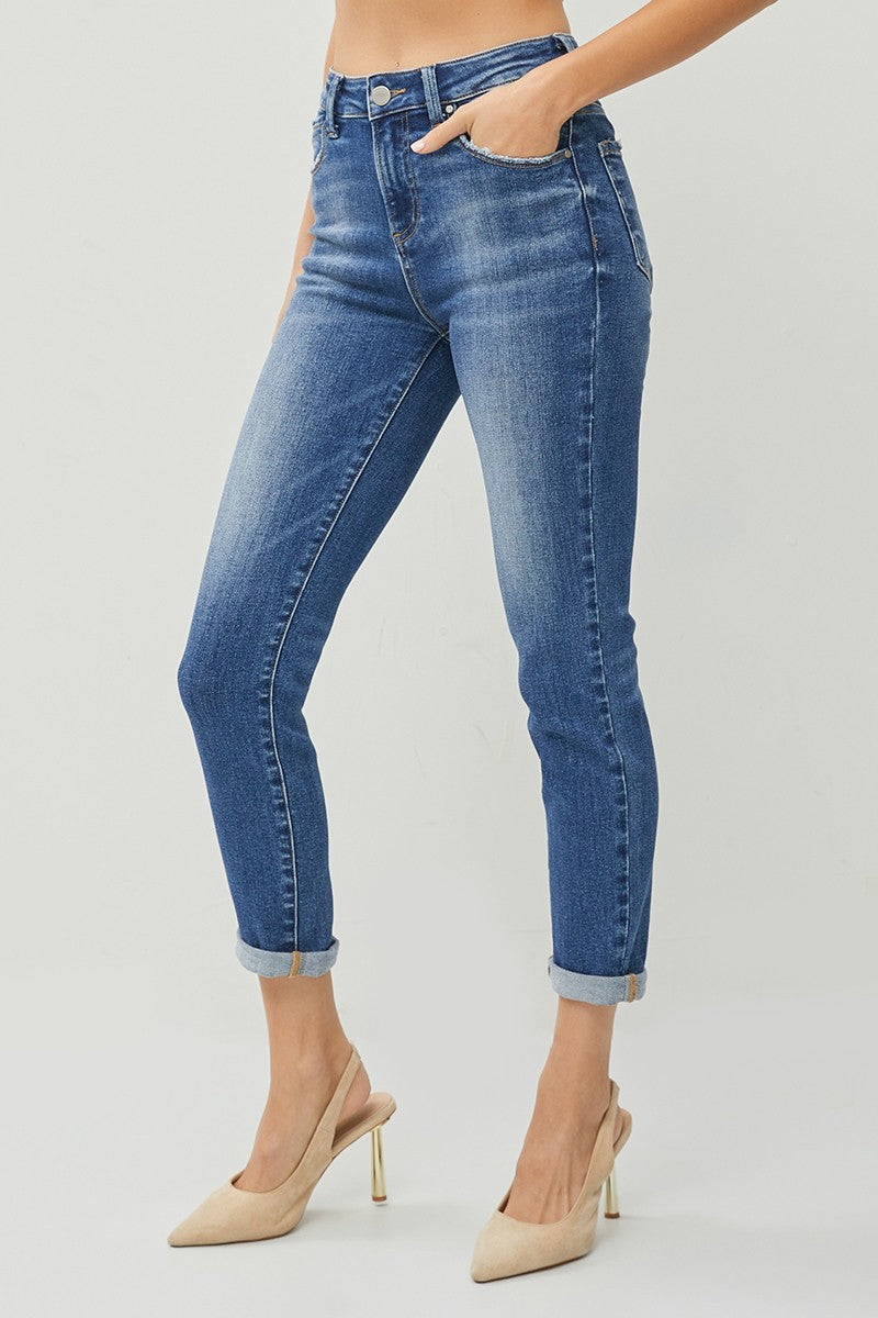 Risen Relaxed Skinny Jeans