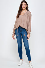 Harlee Top Taupe