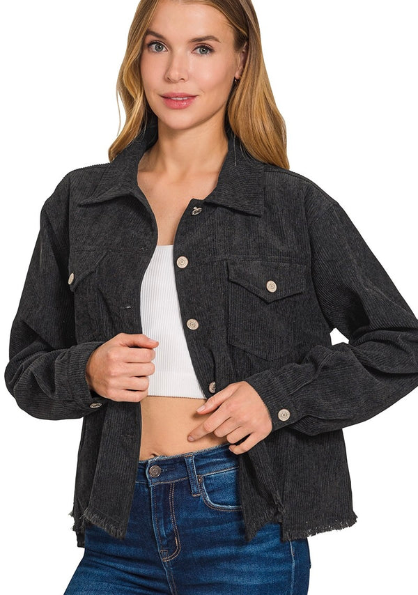 Shaylyn Corduroy Shacket