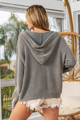 Henzley Studded Hooded Sweater