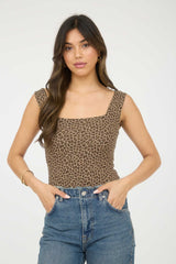 Aliana Leopard bodysuits