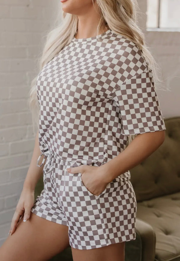 Checkered Dream Lounge Set