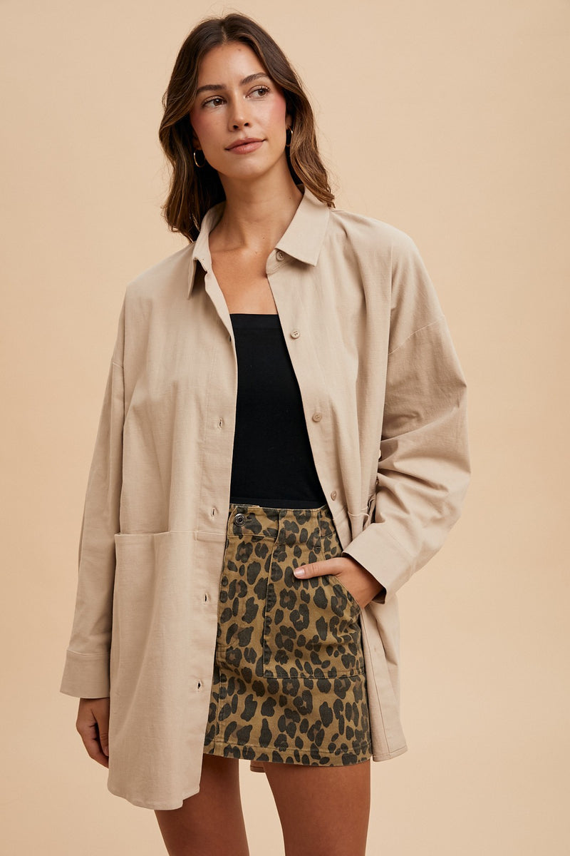 Eyes on me leopard skirt