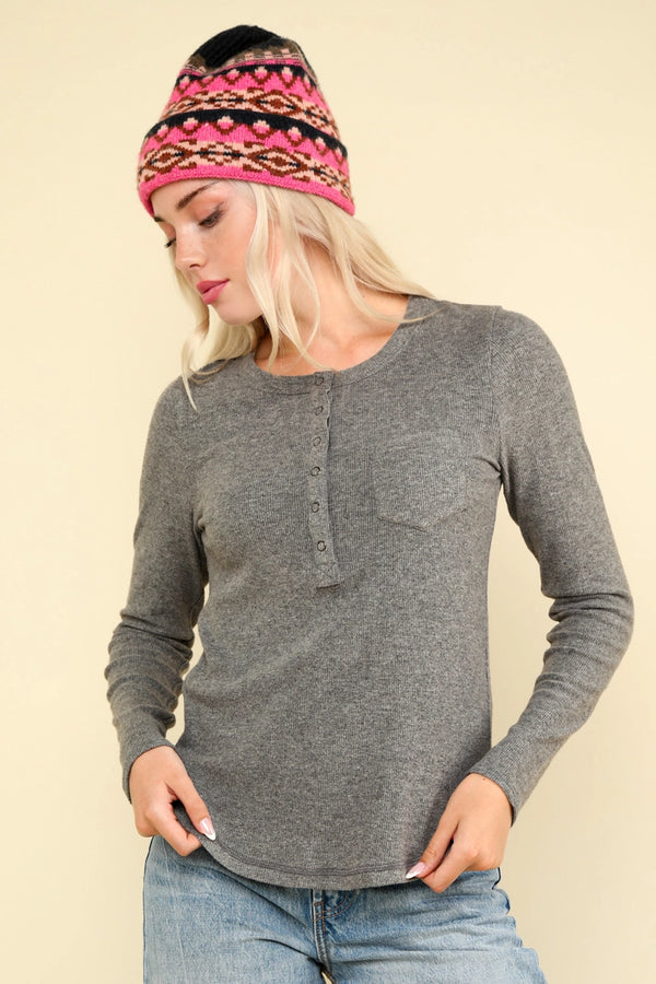 Hara Ribbed Long Sleeve