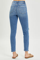 Risen Distressed Medium Wash Skinny