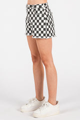 Tawny Checkered Shorts