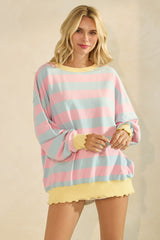 Payton Striped Knit Top