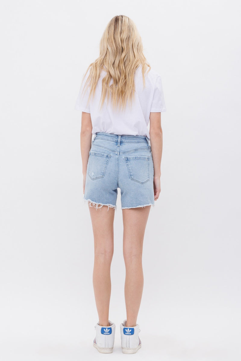 Mica Midi Denim Shorts