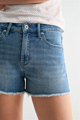 Medium Wash Mica Shorts