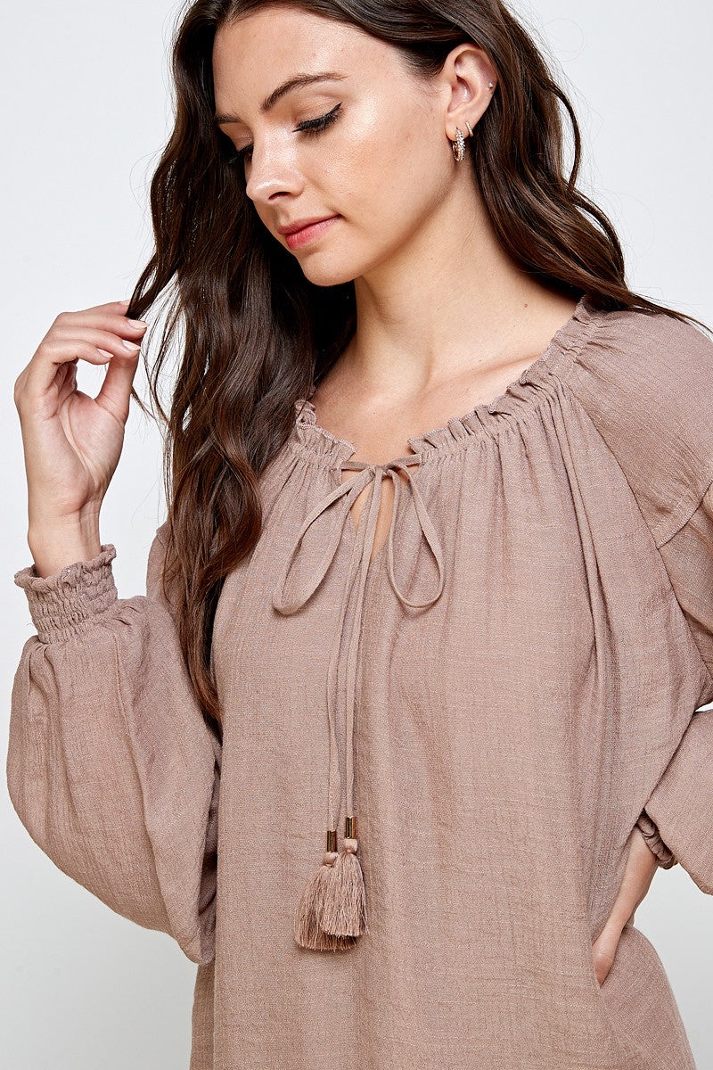 Harlee Top Taupe