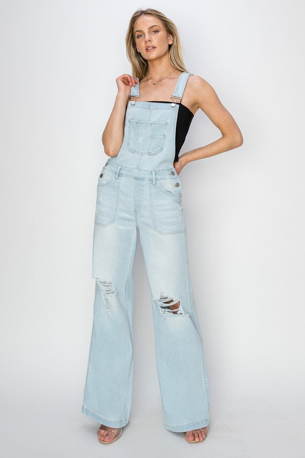 Everett Risen Denim Overalls
