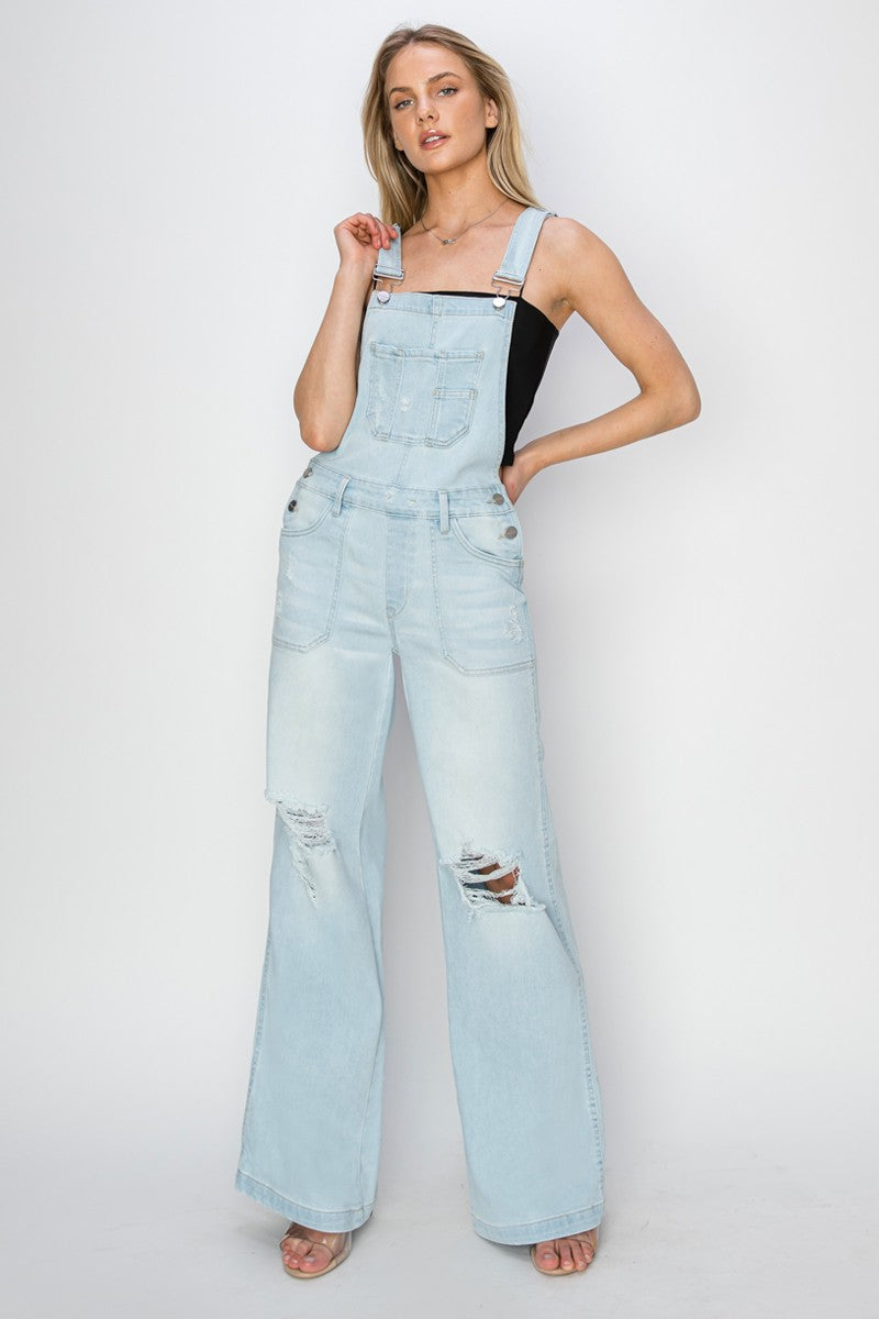 Everett Risen Denim Overalls