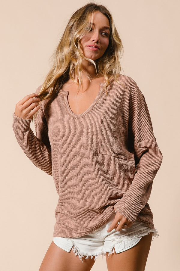 Malone Textured Top