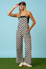 Checkered Race Day Overalls