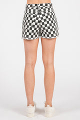 Tawny Checkered Shorts