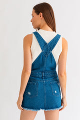 Western Belt Denim Skirtall