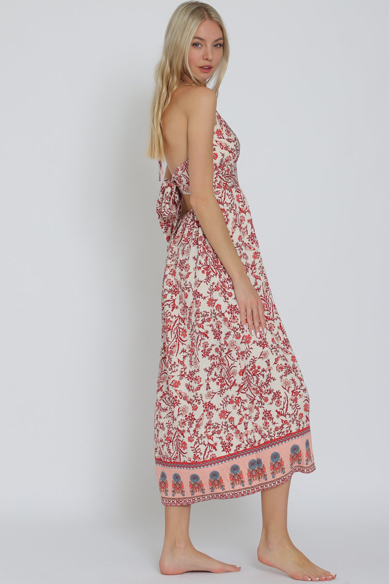 Capri Halter Midi Dress