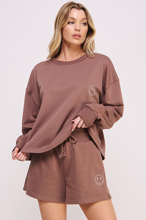 Smiley Face Pullover