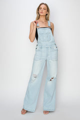 Everett Risen Denim Overalls