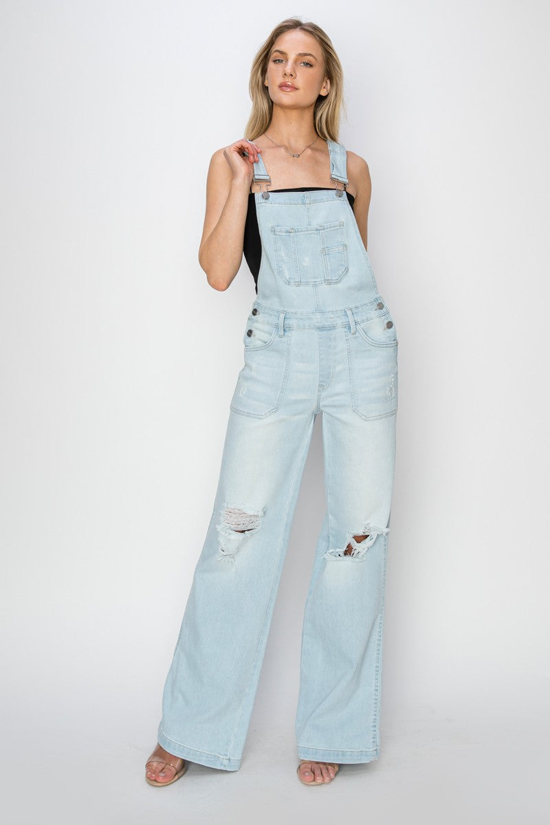 Everett Risen Denim Overalls