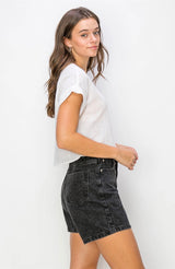 Cuffed Short Sleeve Top