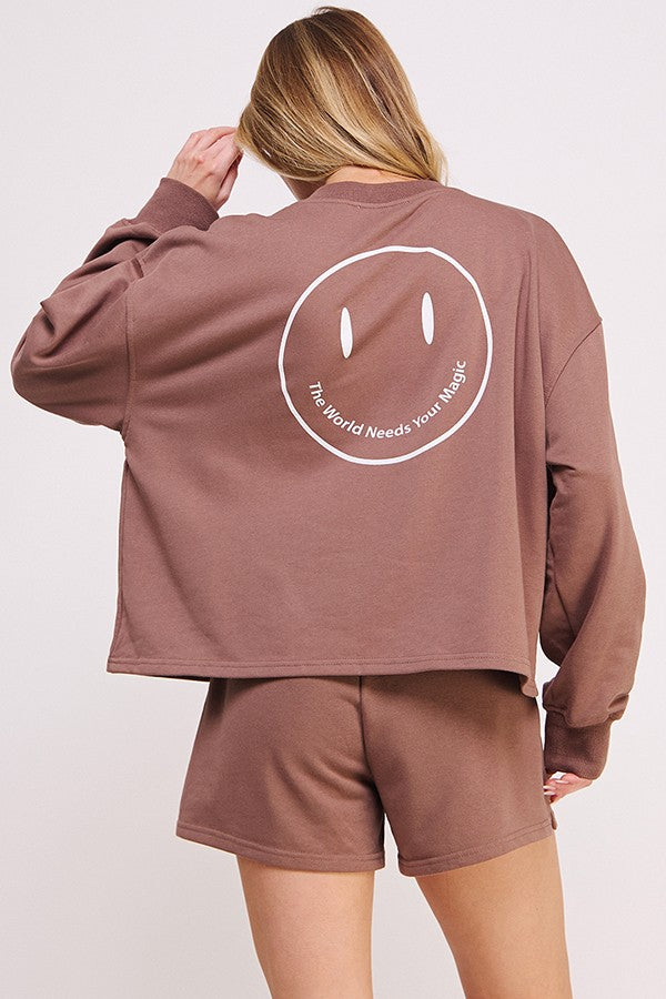 Smiley Face Pullover