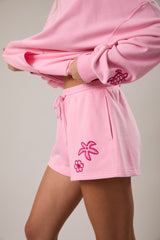 Feelin Beachy Embroidered Sweatshorts