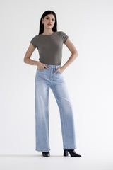 Mica High Rise Straight Leg Jeans
