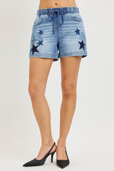 Risen Star Patched Shorts
