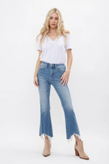 Mica Crop Flare Jeans