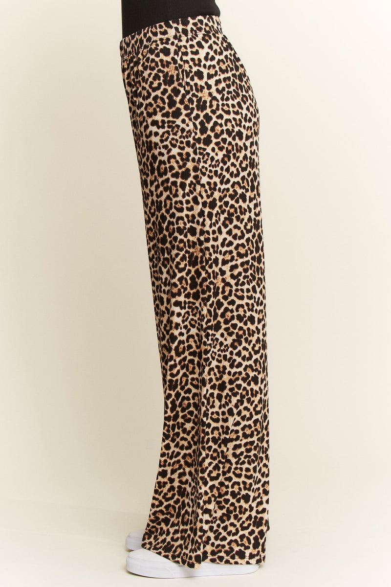 Split Decision Leopard Checkered Pants