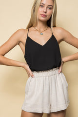 Cali Black Cami Tank