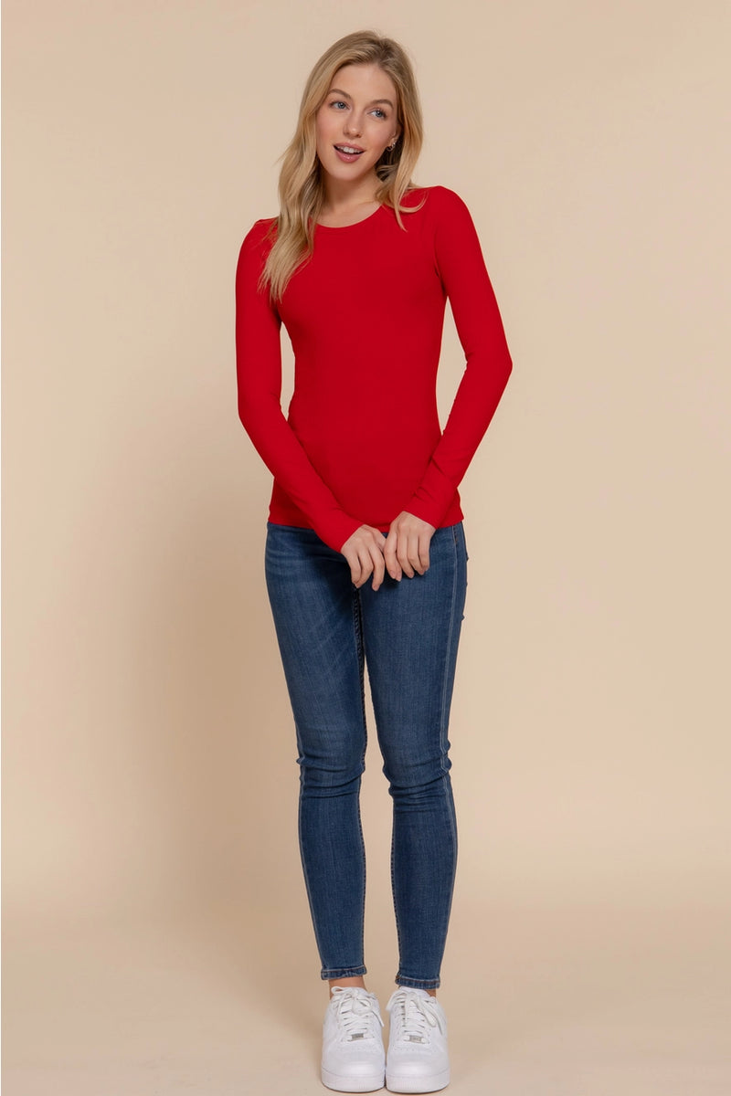 Back to Basics Ribbed Long Sleeves
