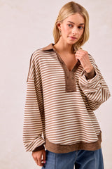 Teddy Striped Long Sleeve