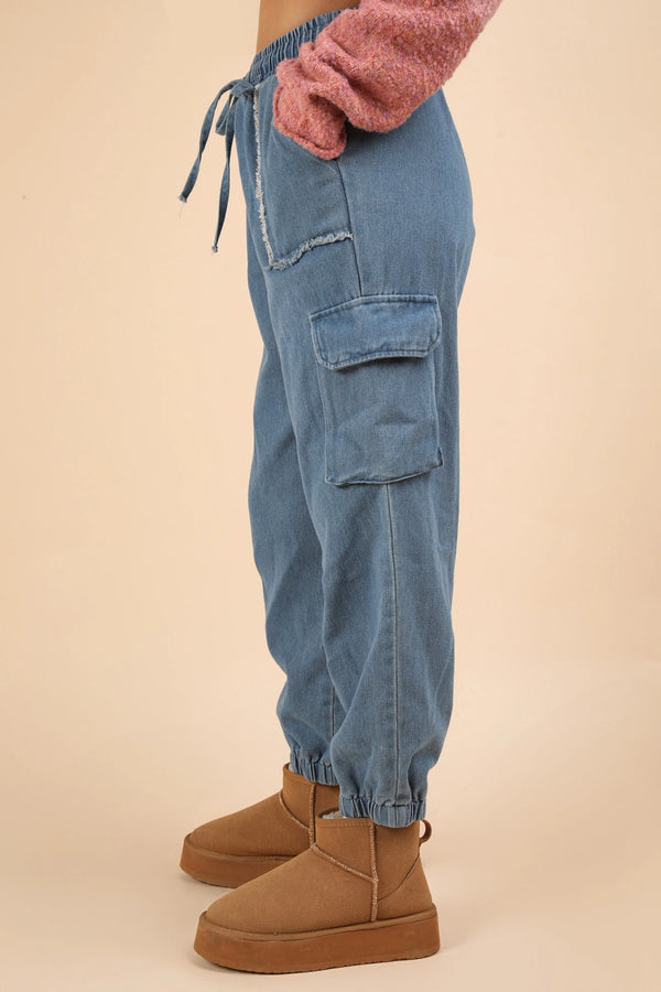 Delton Denim Joggers