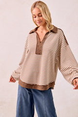 Teddy Striped Long Sleeve