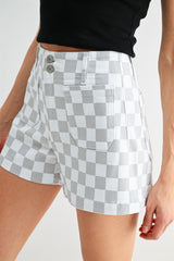 Mica Checkered Shorts